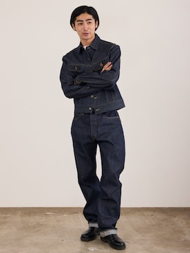 「Lee（リー）のアイテム」を使った、Rooptokyoさん（メンズ・175cm）の秋コーディネート