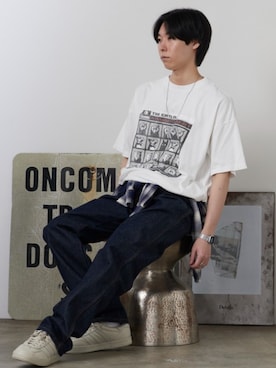 「MILLER（ミラー）のアイテム」を使った、Rooptokyoさん（メンズ・178cm）の夏コーディネート