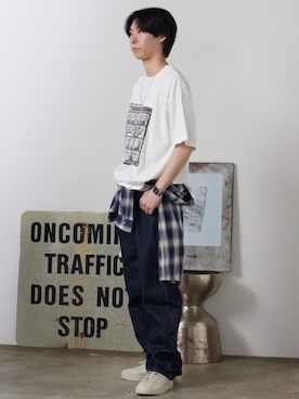 「MILLER（ミラー）のアイテム」を使った、Rooptokyoさん（メンズ・178cm）の夏コーディネート