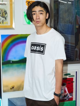 「the Oasis（ジオアシス）のアイテム」を使った、Rooptokyoさん（メンズ・178cm）の夏コーディネート