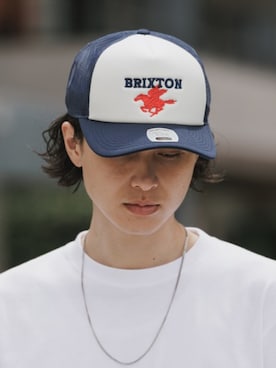 「BRIXTON(ブリクストン)のアイテム」を使った、Rooptokyoさん(メンズ・178cm)の夏コーディネート