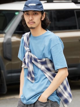 「CROSS & STITCH（クロスステッチ）のアイテム」を使った、Rooptokyoさん（メンズ・178cm）の夏コーディネート