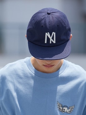 「Cooperstown Ball Cap（クーパーズタウンボールキャップ）のアイテム」を使った、Rooptokyoさん（メンズ・178cm）の秋コーディネート