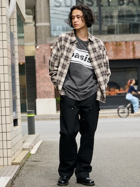 「FIVE BROTHER（ファイブブラザー）のアイテム」を使った、Rooptokyoさん（メンズ・178cm）の秋コーディネート