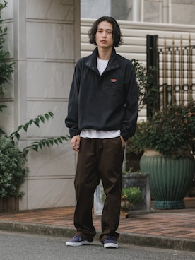 「FRUIT OF THE LOOM（フルーツオブザルーム）のアイテム」を使った、Rooptokyoさん（メンズ・178cm）の秋コーディネート