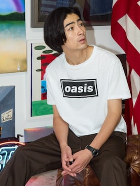「the Oasis（ジオアシス）のアイテム」を使った、Rooptokyoさん（メンズ・178cm）の夏コーディネート