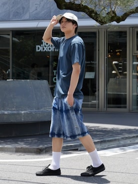 「Cooperstown Ball Cap（クーパーズタウンボールキャップ）のアイテム」を使った、Rooptokyoさん（メンズ・178cm）の夏コーディネート