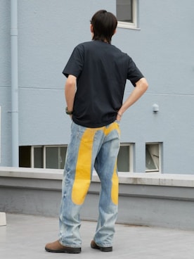 「EVISU（エヴィス）のアイテム」を使った、Rooptokyoさん（メンズ・178cm）の夏コーディネート