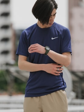 「HANES（ヘインズ）のHanes/ヘインズ 2P Pack A-Shirt 2枚入りパック リブタンクトップ 2026年 夏 夏服（タンクトップ、ホワイト系）」を使った、Rooptokyoさん（メンズ・178cm）の夏コーディネート