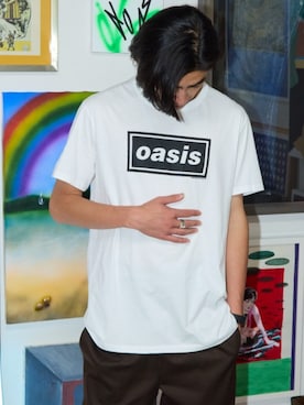 「the Oasis（ジオアシス）のアイテム」を使った、Rooptokyoさん（メンズ・178cm）の夏コーディネート