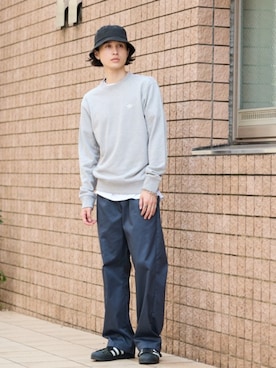 「newhattan（ニューハッタン）のアイテム」を使った、Rooptokyoさん（メンズ・178cm）の夏コーディネート