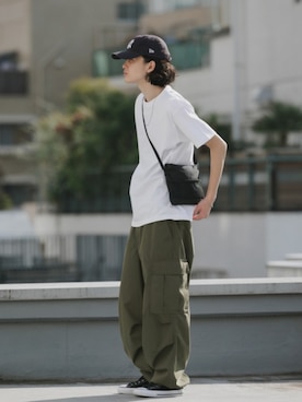 「ALL RUNS（オールランズ）のアイテム」を使った、Rooptokyoさん（メンズ・178cm）の夏コーディネート