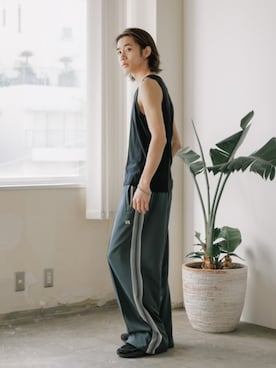 「RVCA（ルーカ）のアイテム」を使った、Rooptokyoさん（メンズ・178cm）の夏コーディネート