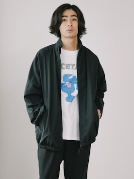 「HANES（ヘインズ）のHanes/ヘインズ 2P Pack A-Shirt 2枚入りパック リブタンクトップ 2026年 夏 夏服（タンクトップ、ホワイト系）」を使った、Rooptokyoさん（メンズ・178cm）の夏コーディネート