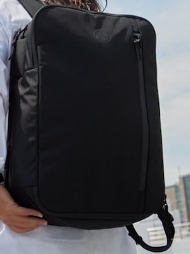 「Mammut（マムート）のMAMMUT/マムート Seon Transporter JE 25 BNY バックパック ワーク スポーツ ブランドロゴ ビジネスシーン 2026年秋冬（バックパック/リュック、ブラック系）」を使った、Rooptokyoさん（メンズ・178cm）の夏コーディネート