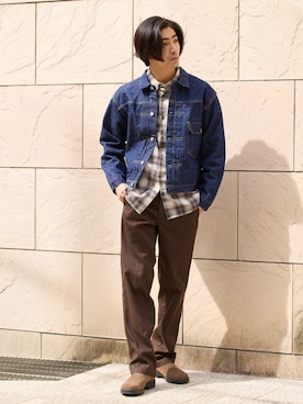 「Levi's（リーバイス）のアイテム」を使った、Rooptokyoさん（メンズ・178cm）の秋コーディネート
