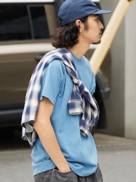 「CROSS & STITCH（クロスステッチ）のアイテム」を使った、Rooptokyoさん（メンズ・178cm）の夏コーディネート