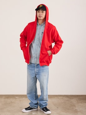 「Levi's（リーバイス）のアイテム」を使った、Rooptokyoさん（メンズ・175cm）の秋コーディネート