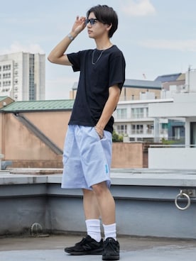 「MILLER（ミラー）のアイテム」を使った、Rooptokyoさん（メンズ・178cm）の夏コーディネート