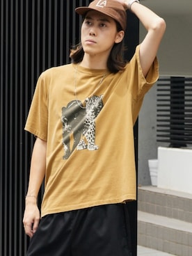 「Cooperstown Ball Cap（クーパーズタウンボールキャップ）のアイテム」を使った、Rooptokyoさん（メンズ・178cm）の夏コーディネート