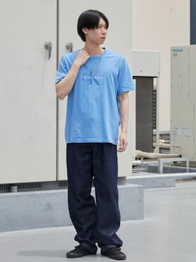 「FRUIT OF THE LOOM（フルーツオブザルーム）のアイテム」を使った、Rooptokyoさん（メンズ・178cm）の夏コーディネート