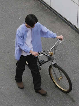 「POLeR（ポーラー）のアイテム」を使った、Rooptokyoさん（メンズ・178cm）の夏コーディネート