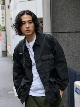 「orSlow（オアスロウ）のアイテム」を使った、Rooptokyoさん（メンズ・178cm）の夏コーディネート