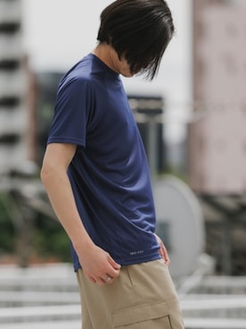 「HANES（ヘインズ）のHanes/ヘインズ 2P Pack A-Shirt 2枚入りパック リブタンクトップ 2026年 夏 夏服（タンクトップ、ホワイト系）」を使った、Rooptokyoさん（メンズ・178cm）の夏コーディネート