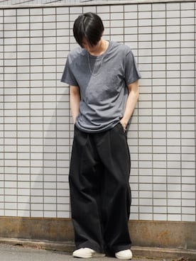 「POLeR（ポーラー）のアイテム」を使った、Rooptokyoさん（メンズ・178cm）の夏コーディネート