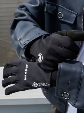 「Mammut（マムート）のMAMMUT/マムート Astro Light SO Glove WINDSTOPPER BY GORE-TEX LABS ゴアテックス グローブ 手袋 タッチスクリーン対応 スマートフォン操作対応 2026年秋冬（手袋、ブラック系）」を使った、Rooptokyoさん（メンズ・178cm）の夏コーディネート