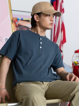 「CROSS & STITCH（クロスステッチ）のアイテム」を使った、Rooptokyoさん（メンズ・178cm）の夏コーディネート