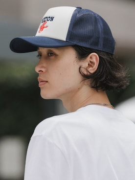 「BRIXTON(ブリクストン)のアイテム」を使った、Rooptokyoさん(メンズ・178cm)の夏コーディネート