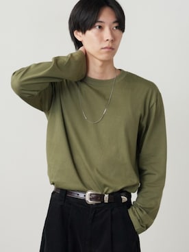 「GILDAN（ギルダン）のアイテム」を使った、Rooptokyoさん（メンズ・178cm）の夏コーディネート