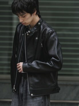 「Schott(ショット)のアイテム(ジャケット/アウター)」を使った、Rooptokyoさん(メンズ・178cm)の秋コーディネート