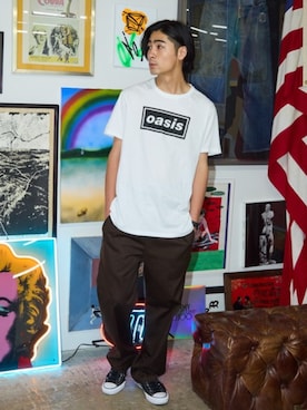 「the Oasis（ジオアシス）のアイテム」を使った、Rooptokyoさん（メンズ・178cm）の夏コーディネート