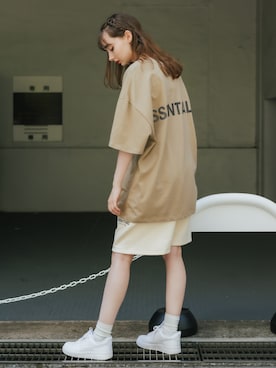 「FOG ESSENTIALS（エフオージーエッセンシャルズ）のアイテム」を使った、Rooptokyoさん（レディース・165cm）の夏コーディネート