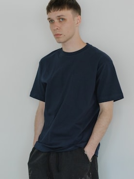 「HANES（ヘインズ）のHanes/ヘインズ 2P Pack A-Shirt 2枚入りパック リブタンクトップ 2026年 夏 夏服（タンクトップ、ホワイト系）」を使った、Rooptokyoさん（メンズ・178cm）の夏コーディネート