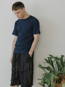 「HANES（ヘインズ）のHanes/ヘインズ 2P Pack A-Shirt 2枚入りパック リブタンクトップ 2026年 夏 夏服（タンクトップ、ホワイト系）」を使った、Rooptokyoさん（メンズ・178cm）の夏コーディネート