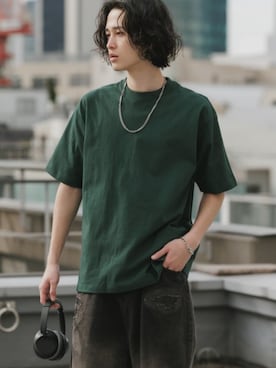 「CROSS & STITCH（クロスステッチ）のアイテム」を使った、Rooptokyoさん（メンズ・178cm）の夏コーディネート