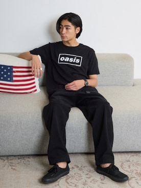 「the Oasis（ジオアシス）のアイテム」を使った、Rooptokyoさん（メンズ・178cm）の夏コーディネート