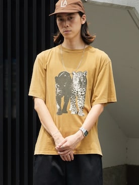 「Cooperstown Ball Cap（クーパーズタウンボールキャップ）のアイテム」を使った、Rooptokyoさん（メンズ・178cm）の夏コーディネート