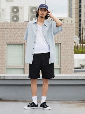 「MILLER（ミラー）のアイテム」を使った、Rooptokyoさん（メンズ・178cm）の夏コーディネート