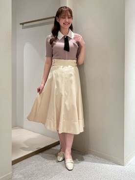 「ASTORIA ODIER（アストリアオディール）のアイテム」を使った、ASTORIA ODIER（アストリア オディール）さん（レディース・159cm）の春コーディネート