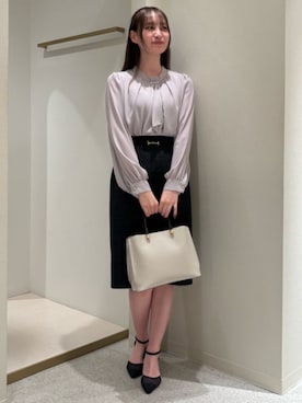 「TRUDEA（トルディア）のアイテム」を使った、ASTORIA ODIER（アストリア オディール）さん（レディース・159cm）の冬コーディネート