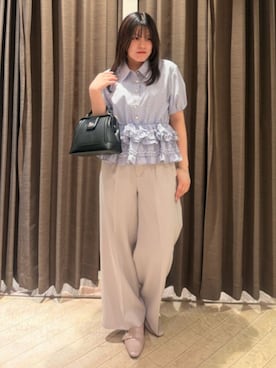 「TRUDEA（トルディア）のアイテム」を使った、ASTORIA ODIER（アストリア オディール）さん（レディース・156cm）の夏コーディネート