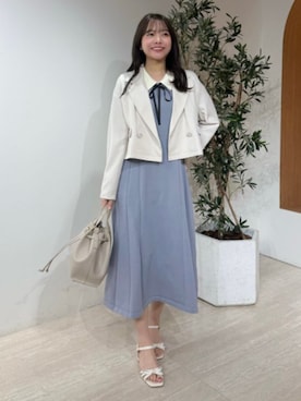 「上品」｜ASTORIA ODIER（アストリア オディール）さん（レディース・156cm）の夏コーディネート
