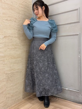 「TRUDEA（トルディア）のアイテム」を使った、ASTORIA ODIER（アストリア オディール）さん（レディース・149cm）の秋コーディネート