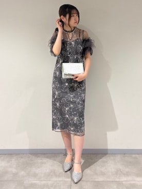 「アイテム（ドレス）」を使った、ASTORIA ODIER（アストリア オディール）さん（レディース・159cm）の冬コーディネート