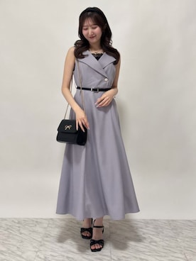 「TRUDEA（トルディア）のアイテム」を使った、ASTORIA ODIER（アストリア オディール）さん（レディース・159cm）の春コーディネート