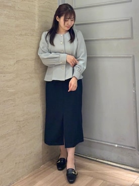 「TRUDEA（トルディア）のアイテム」を使った、ASTORIA ODIER（アストリア オディール）さん（レディース・149cm）の春コーディネート